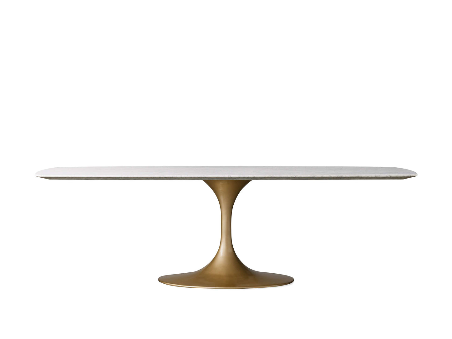 Saint Germain Stone Dining Table with Launette Base