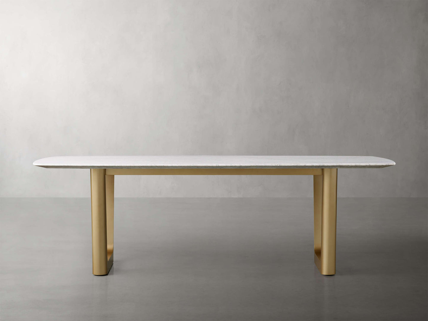Saint Germain Stone Dining Table with Rennes Base