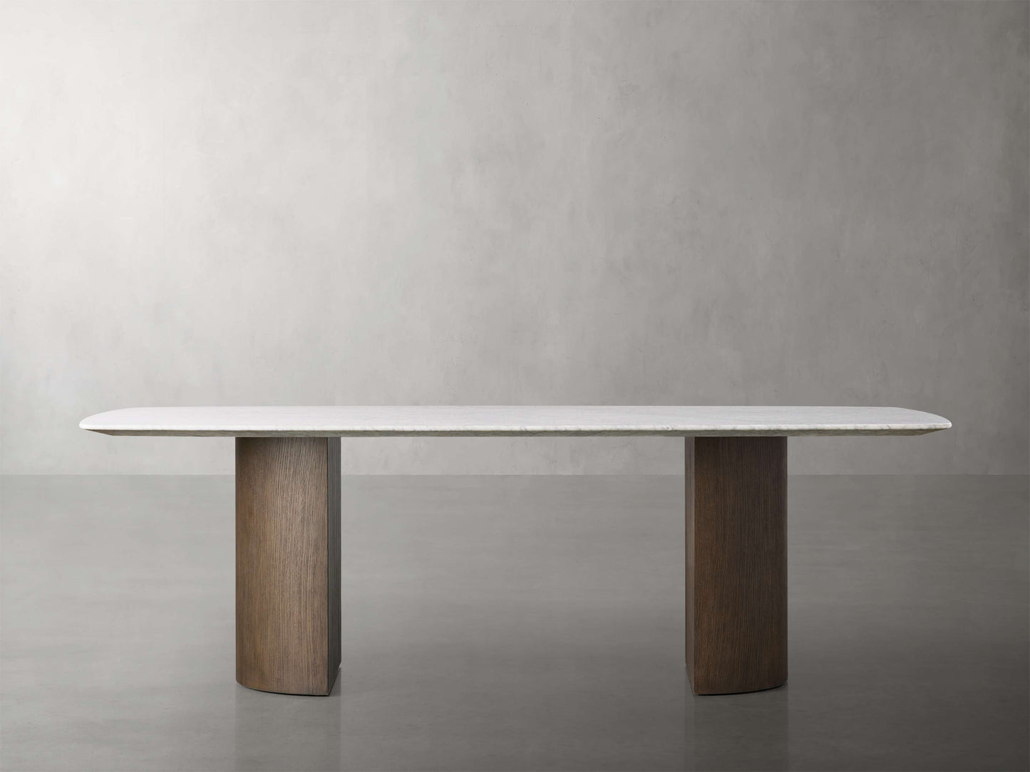 Saint Germain Stone Dining Table with Dauphine Base