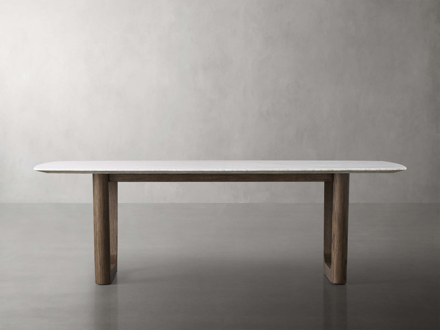Saint Germain Stone Dining Table with Rennes Base