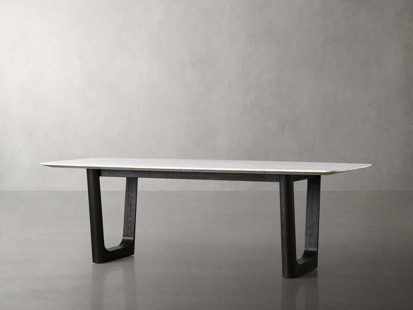 Saint Germain Stone Dining Table with Rennes Base