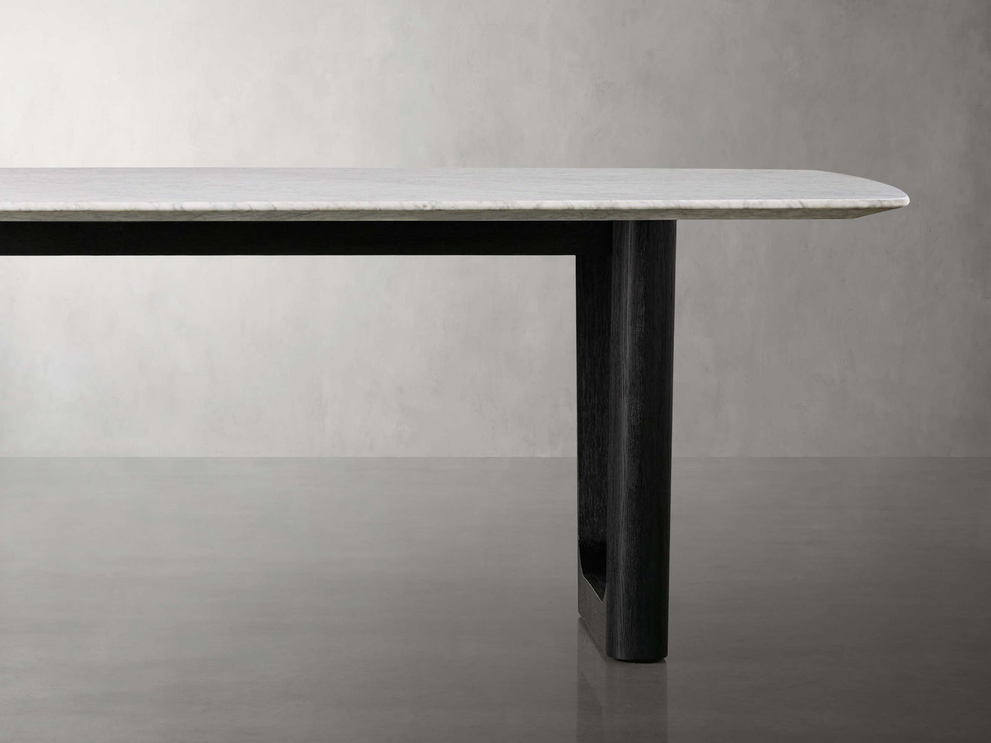 Saint Germain Stone Dining Table with Rennes Base