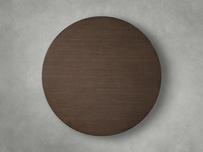Saint Germain 60" Round Chestnut Top Dining Table with Metal Clement Base