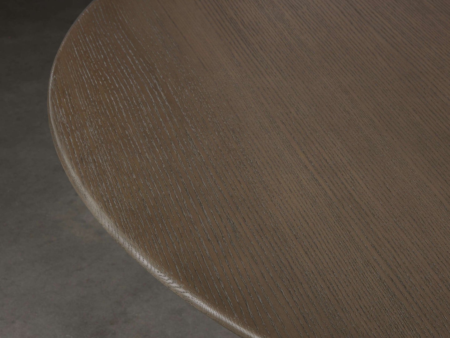 Saint Germain Round Wood Dining Table with Launette Base