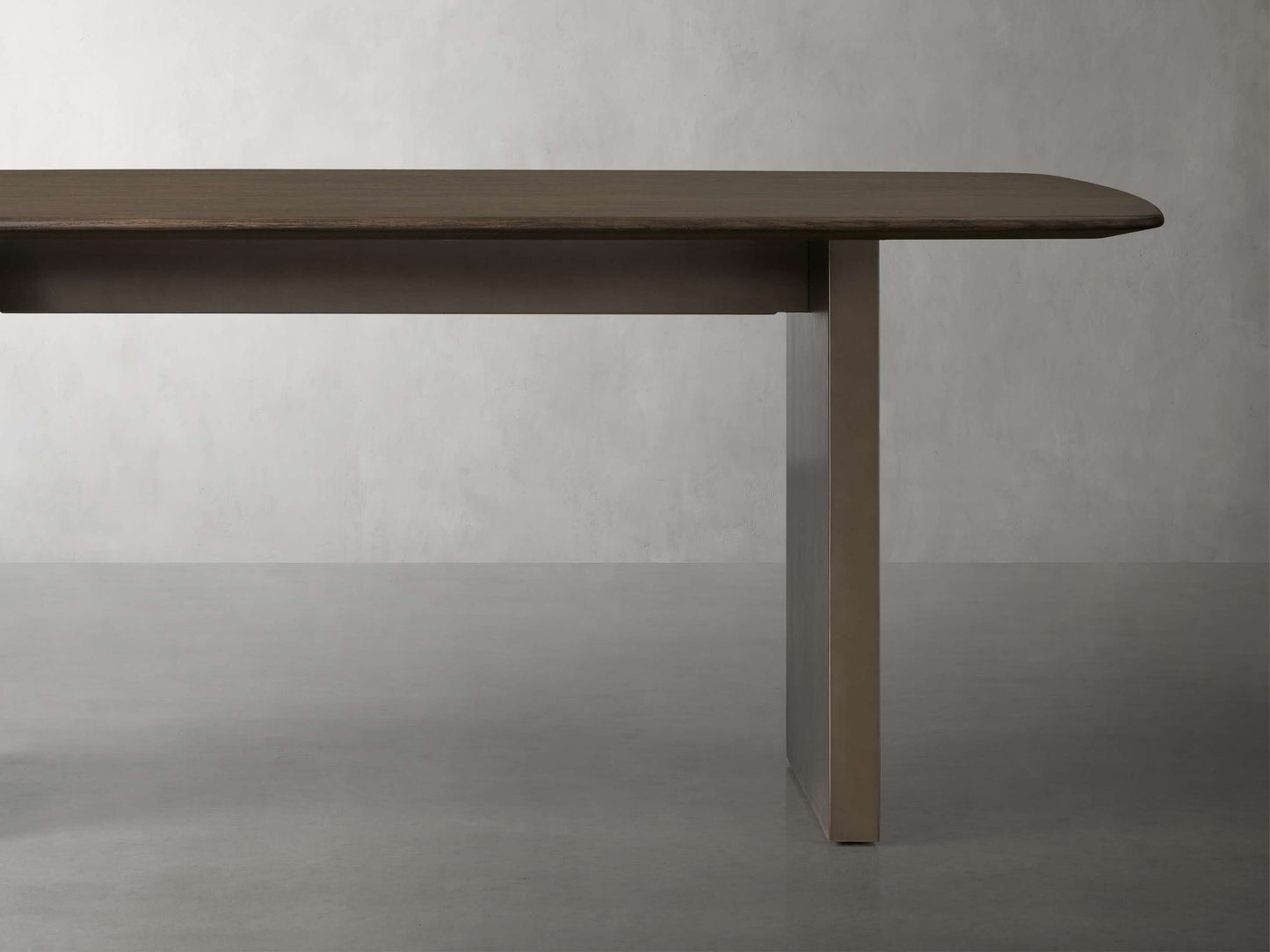 Saint Germain Wood Dining Table with Clement Base