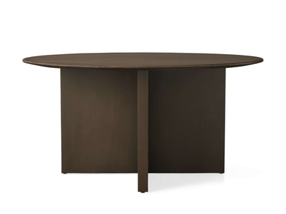 Saint Germain Round Wood Dining Table with Clement Base