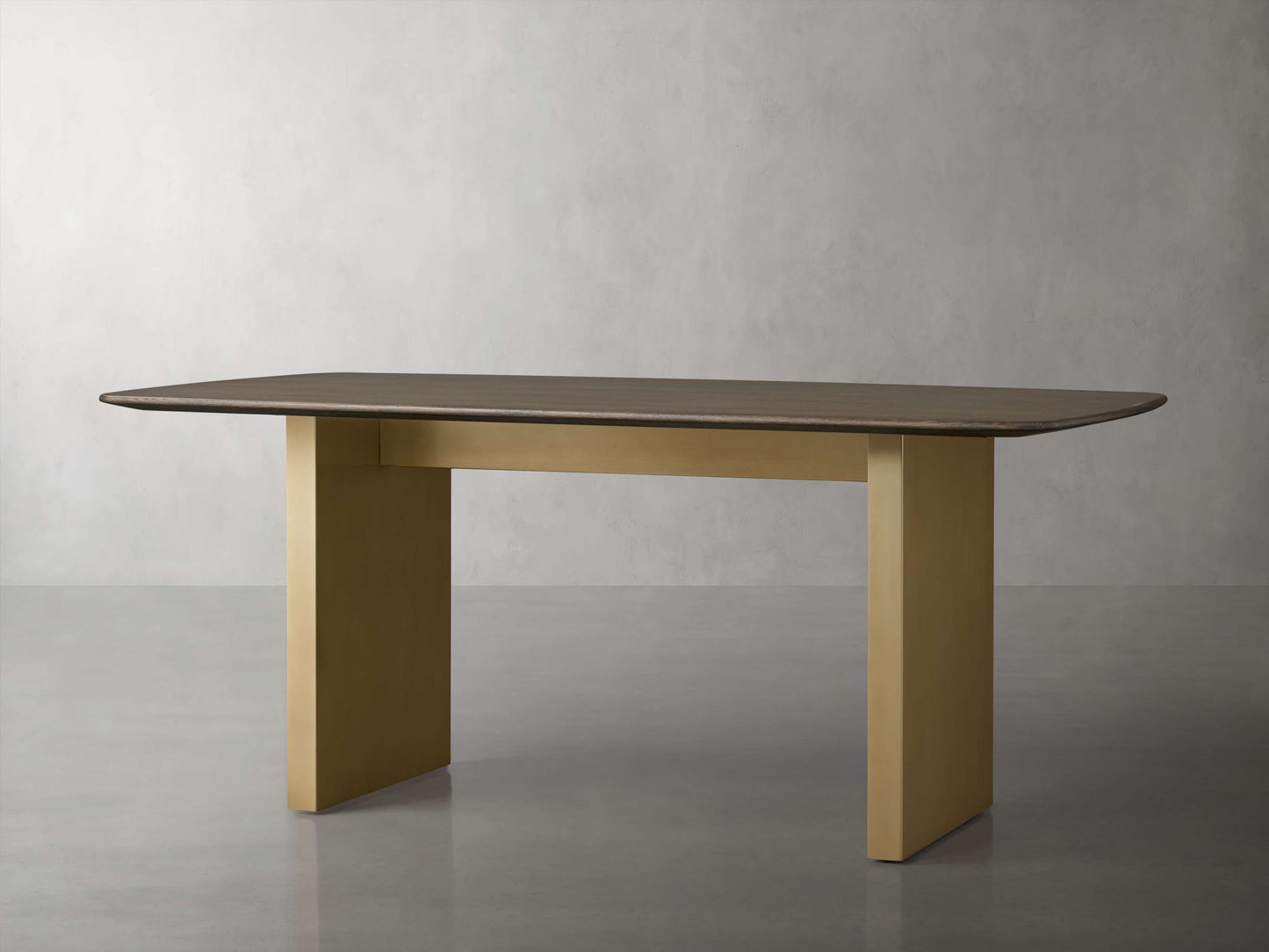 Saint Germain Wood Dining Table with Clement Base