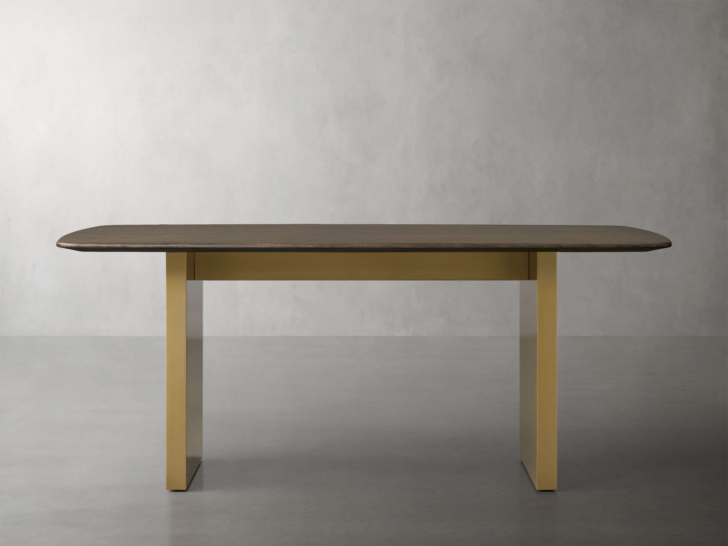 Saint Germain Wood Dining Table with Clement Base