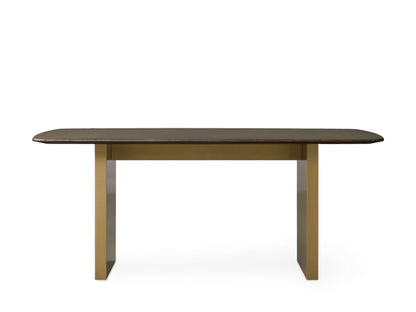Saint Germain Wood Dining Table with Clement Base