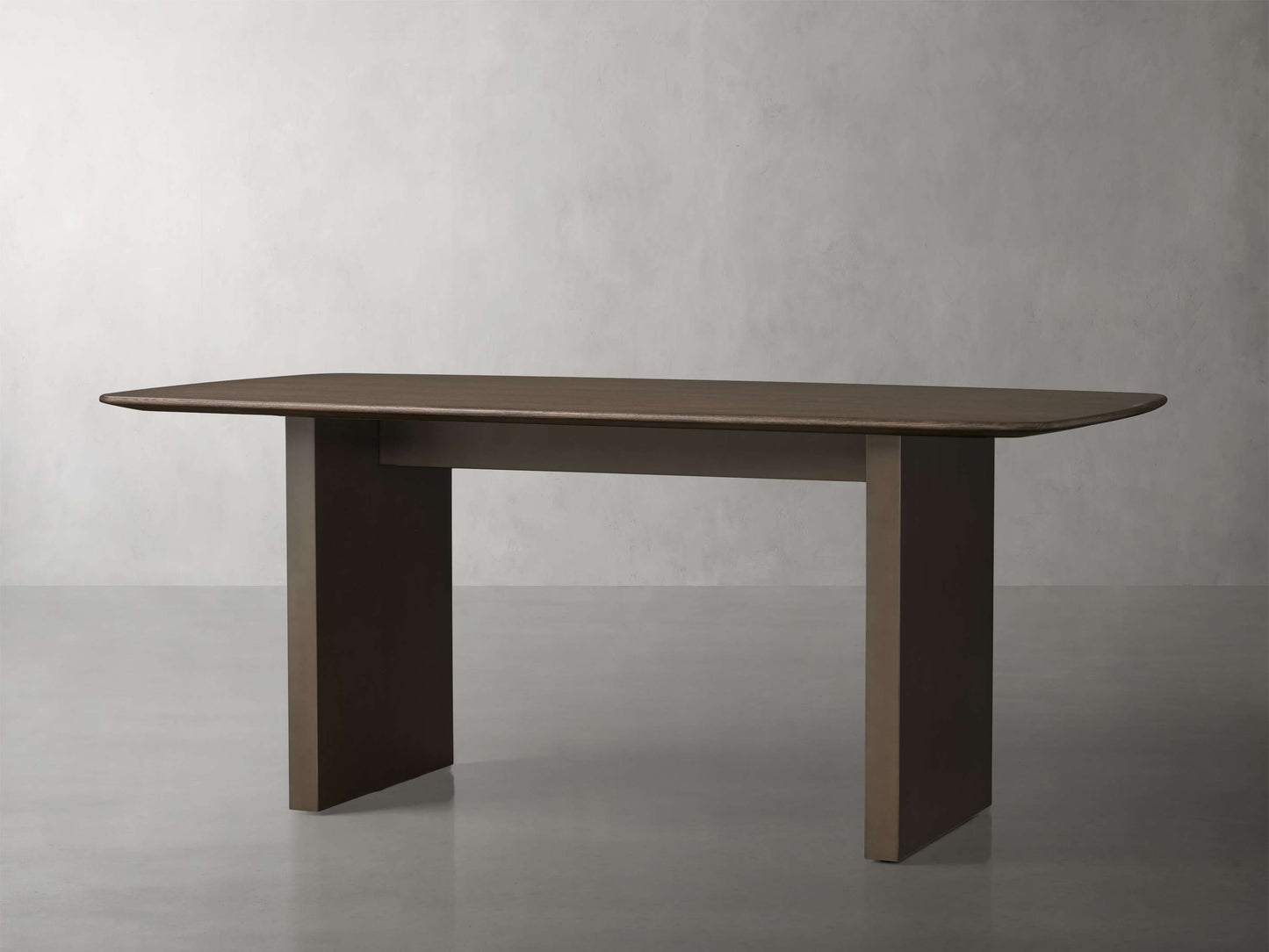 Saint Germain Wood Dining Table with Clement Base