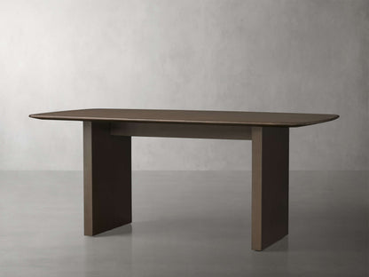 Saint Germain Wood Dining Table with Clement Base