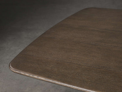 Saint Germain Wood Dining Table with Clement Base