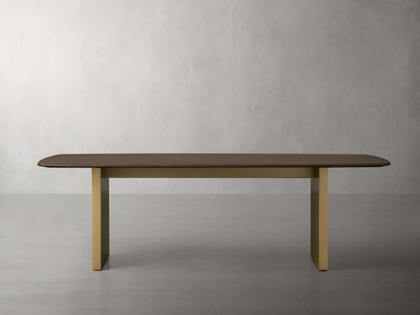 Saint Germain Wood Dining Table with Clement Base