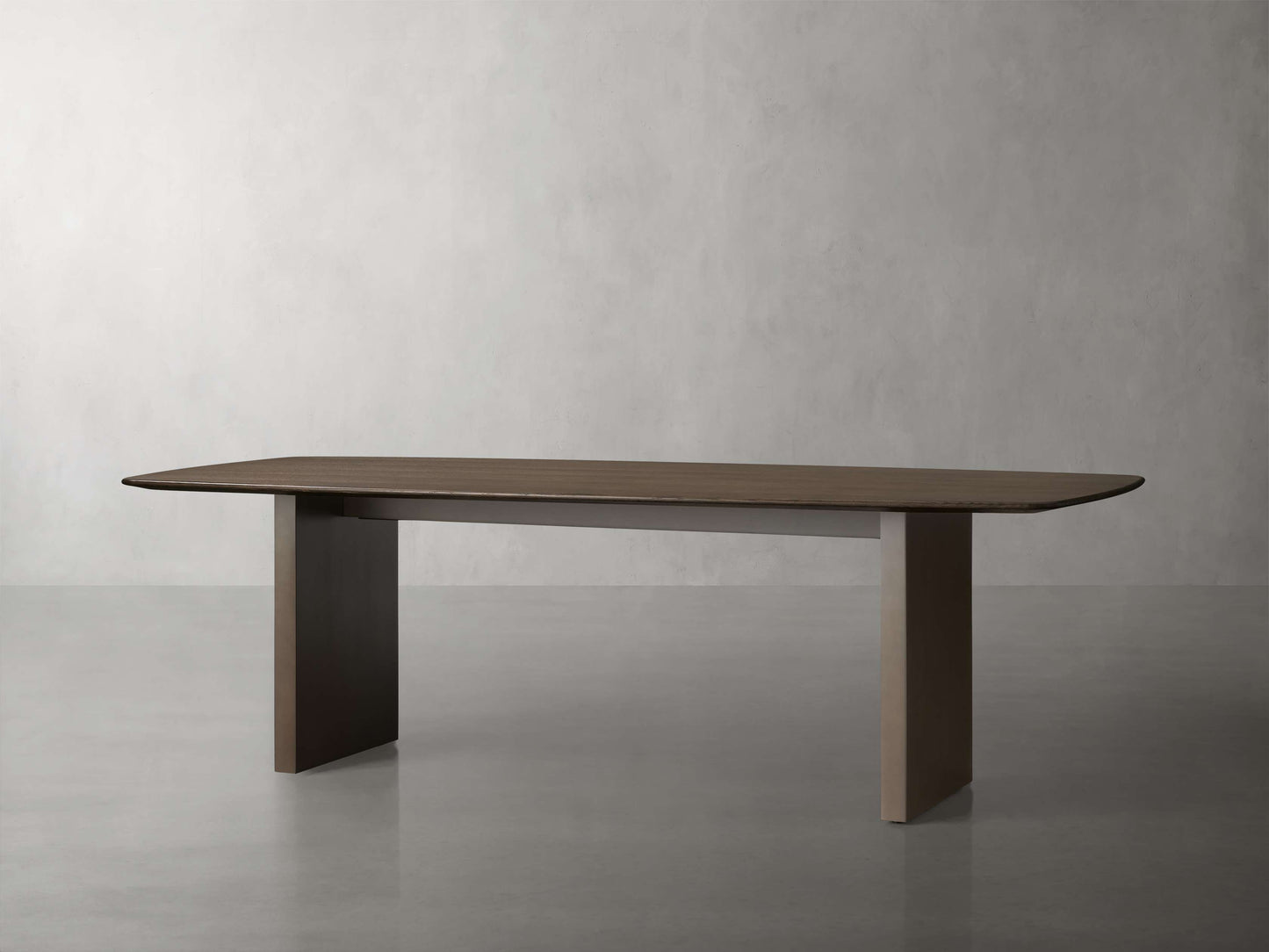 Saint Germain Wood Dining Table with Clement Base