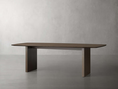 Saint Germain Wood Dining Table with Clement Base