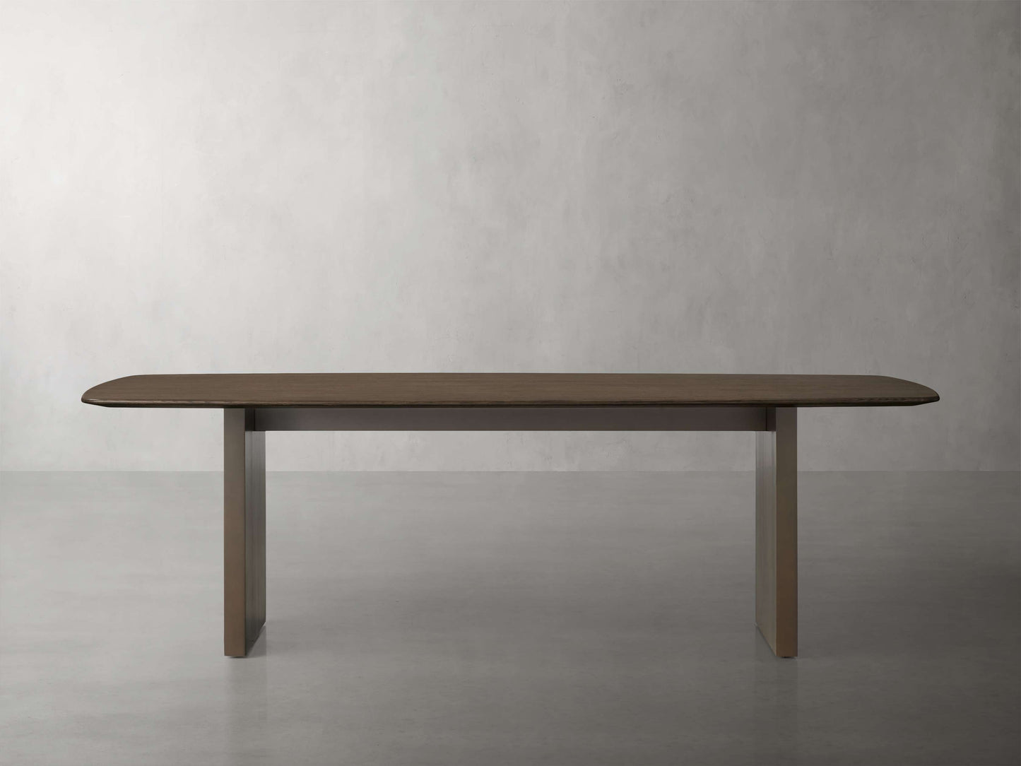 Saint Germain Wood Dining Table with Clement Base