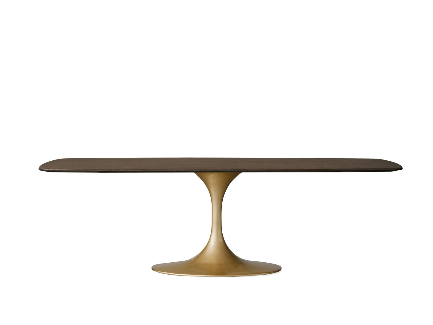 Saint Germain Wood Dining Table with Launette Base