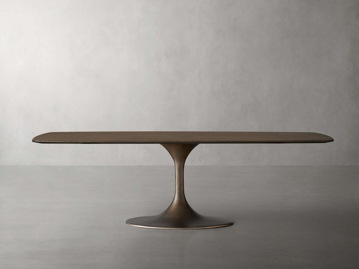 Saint Germain Wood Dining Table with Launette Base