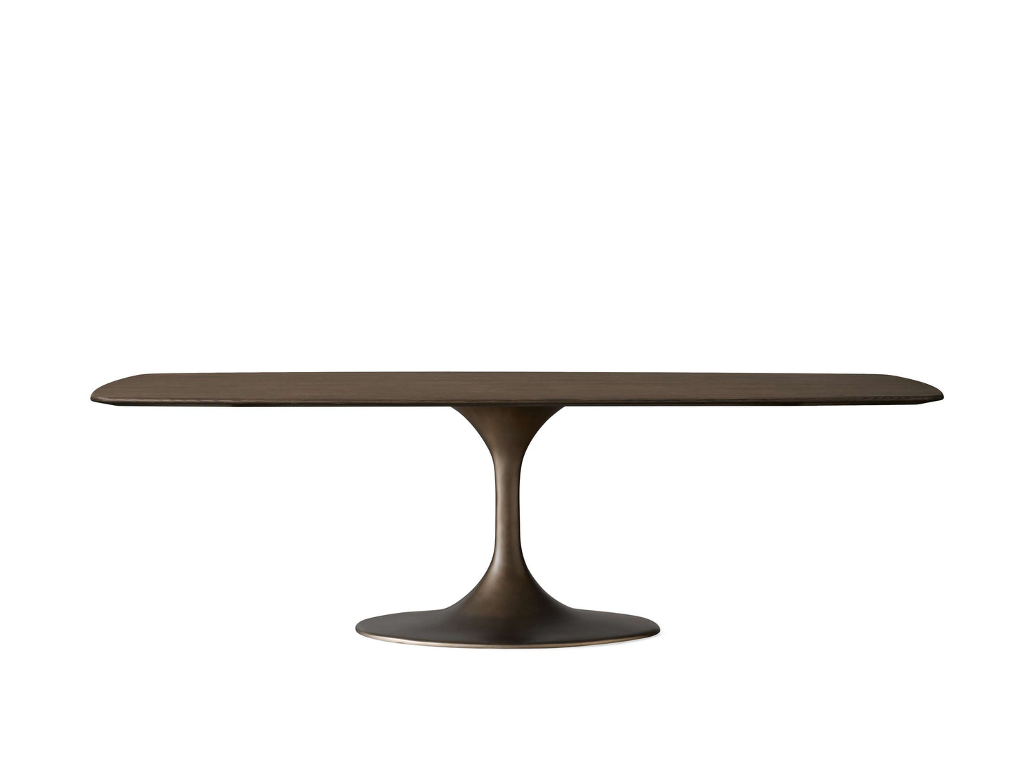 Saint Germain Wood Dining Table with Launette Base