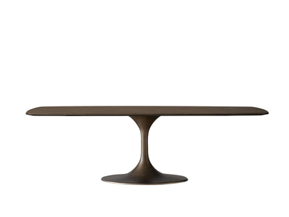Saint Germain Wood Dining Table with Launette Base