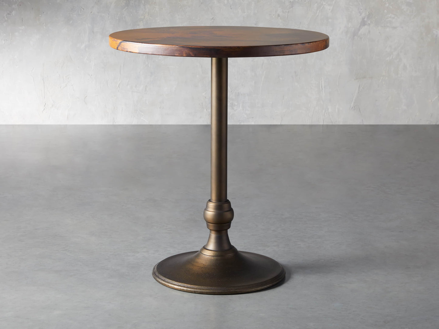 Recycled Metal Bar Table with Wade Base