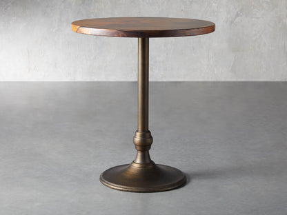 Recycled Metal Bar Table with Wade Base