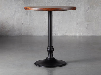 Recycled Metal Bar Table with Wade Base