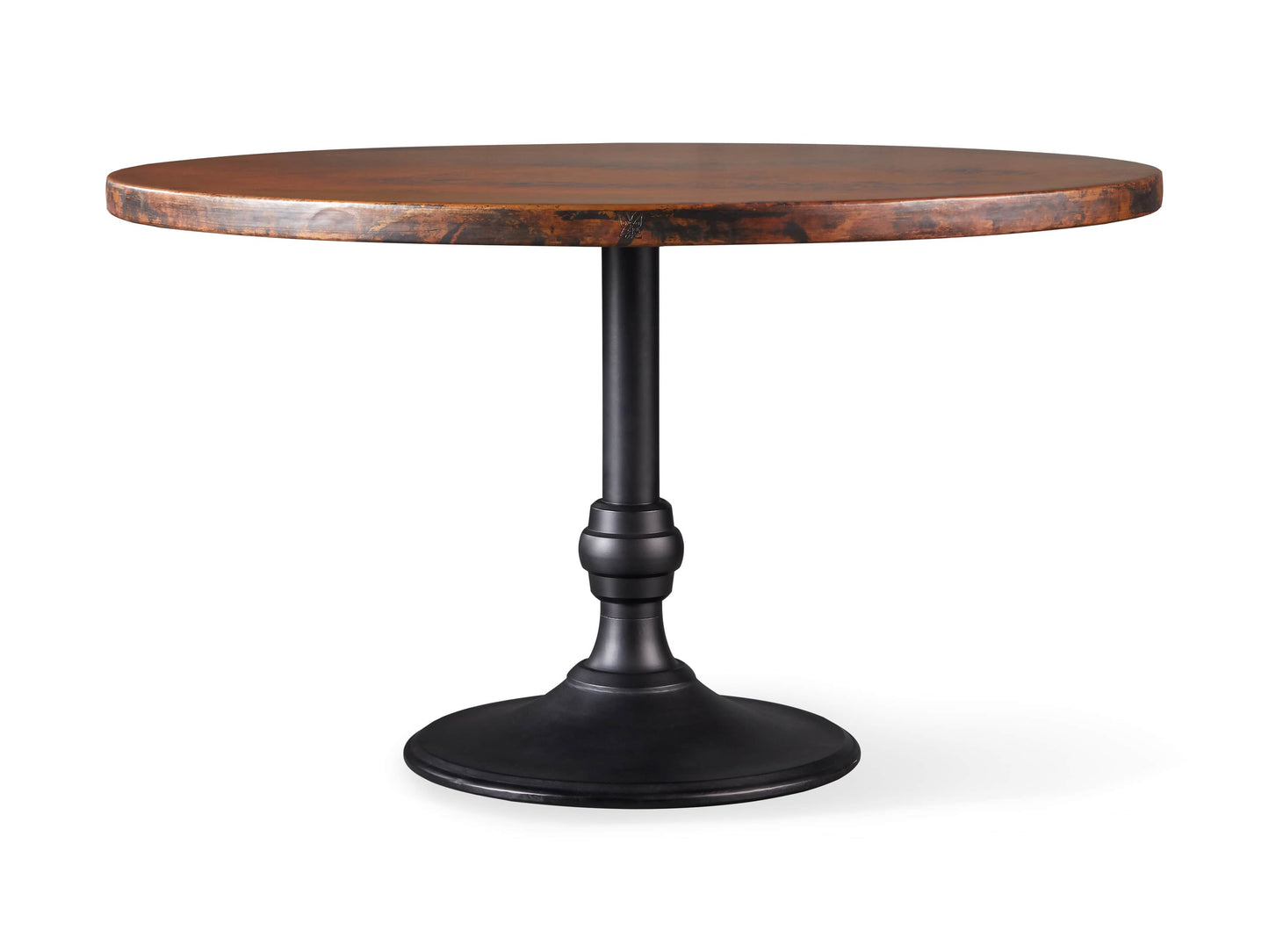 Recycled Metal Dining Table with Wade Base