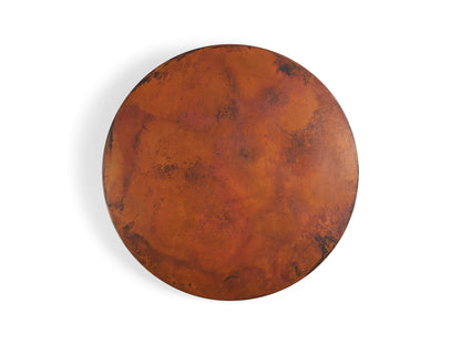 Recycled Metal Dining Table with Cleo Base