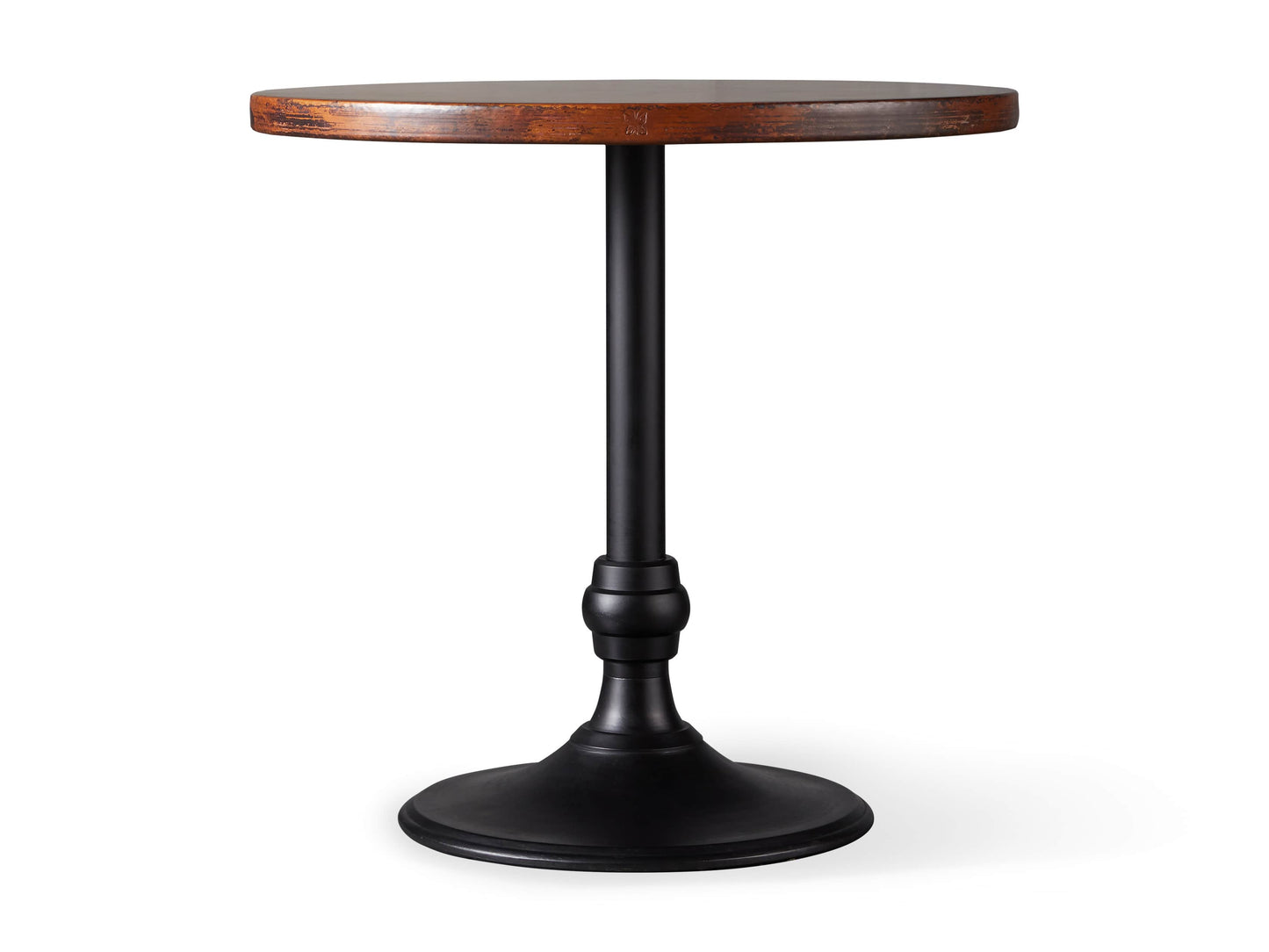 Recycled Metal Counter Table with Wade Base