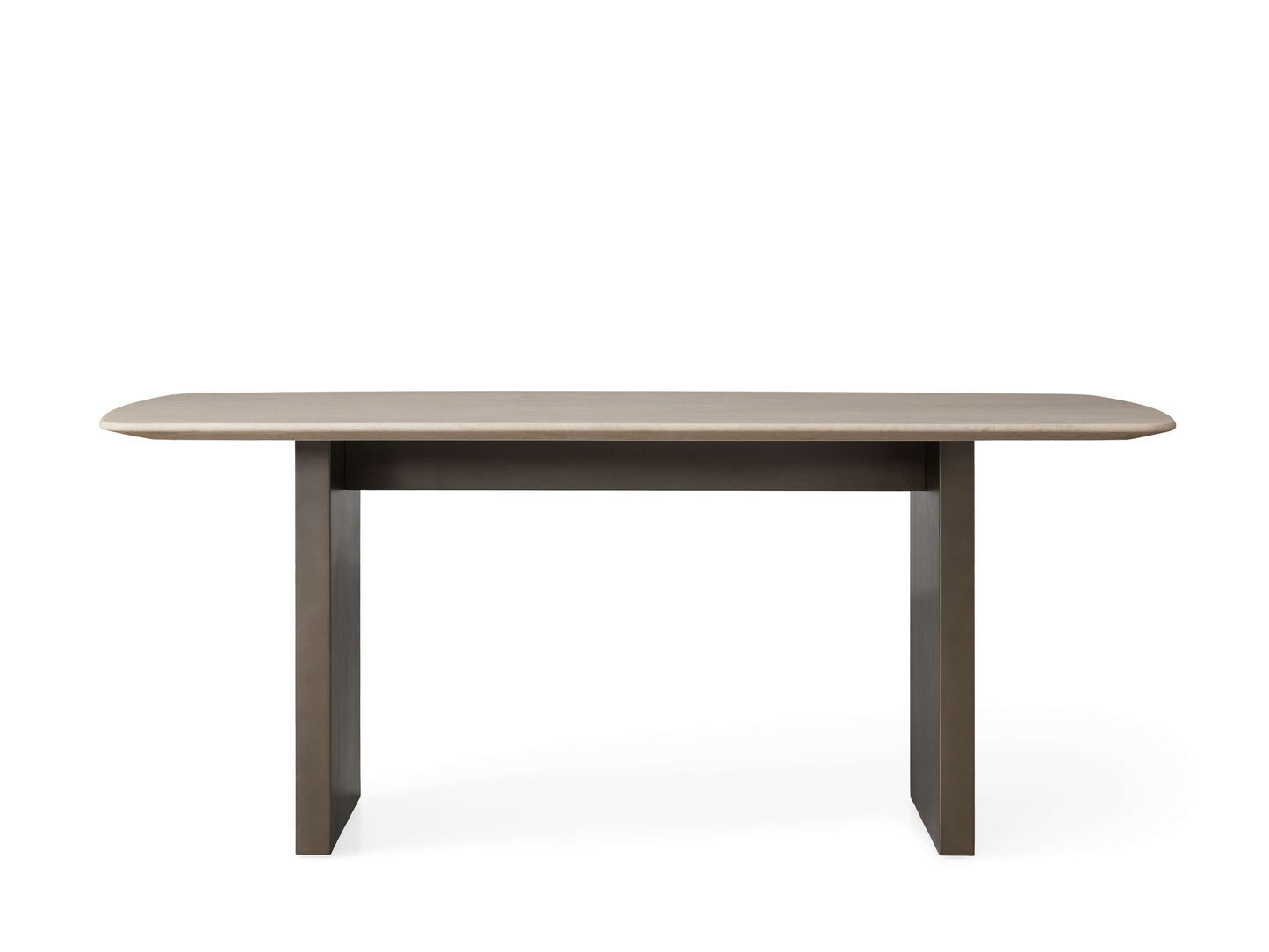 Saint Germain Stone Dining Table with Clement Base