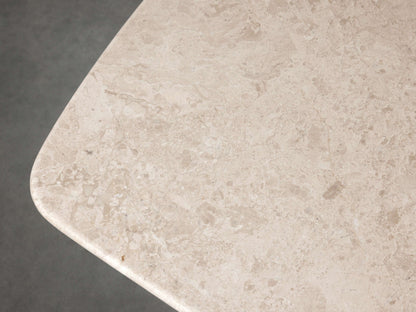 Saint Germain Stone Dining Table with Launette Base