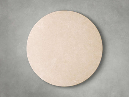 Saint Germain Round Stone Dining Table with Clement Base