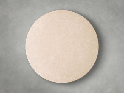 Saint Germain Round Stone Dining Table with Clement Base
