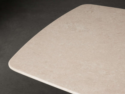 Saint Germain Stone Dining Table with Dauphine Base