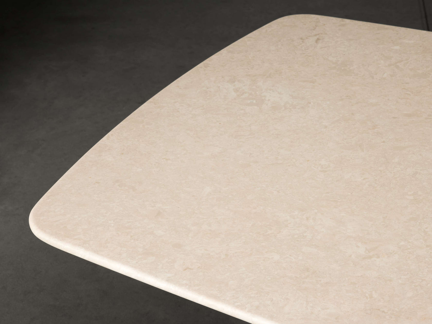 Saint Germain Stone Dining Table with Rennes Base