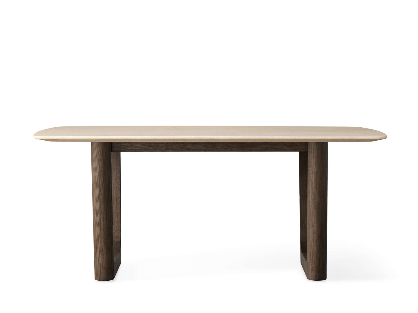 Saint Germain Stone Dining Table with Rennes Base
