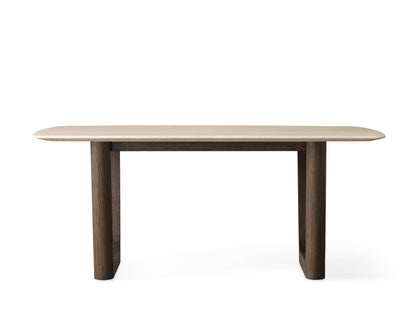 Saint Germain Stone Dining Table with Rennes Base