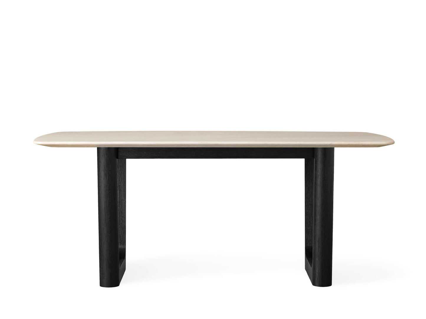 Saint Germain Stone Dining Table with Rennes Base