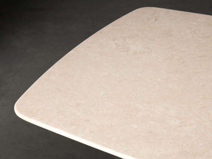 Saint Germain Stone Dining Table with Dauphine Base