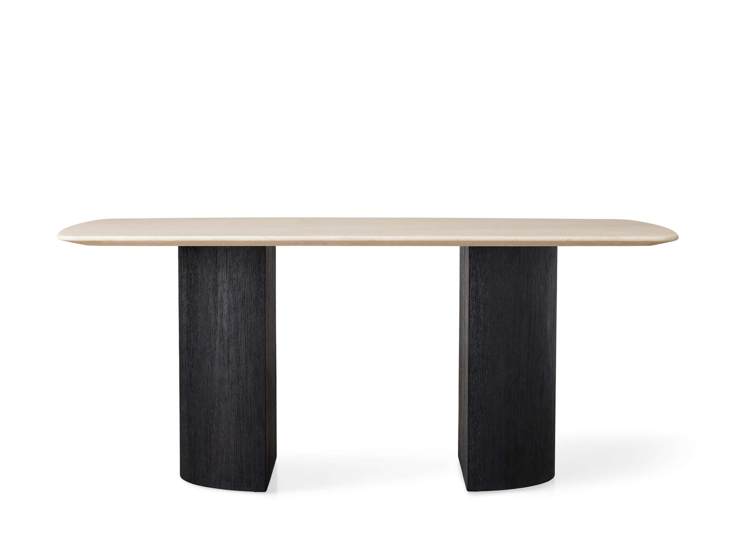 Saint Germain Stone Dining Table with Dauphine Base