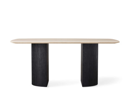 Saint Germain Stone Dining Table with Dauphine Base
