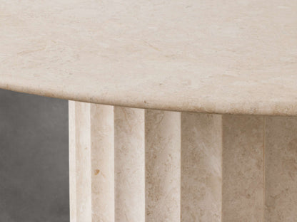 Danae Round Stone Dining Table