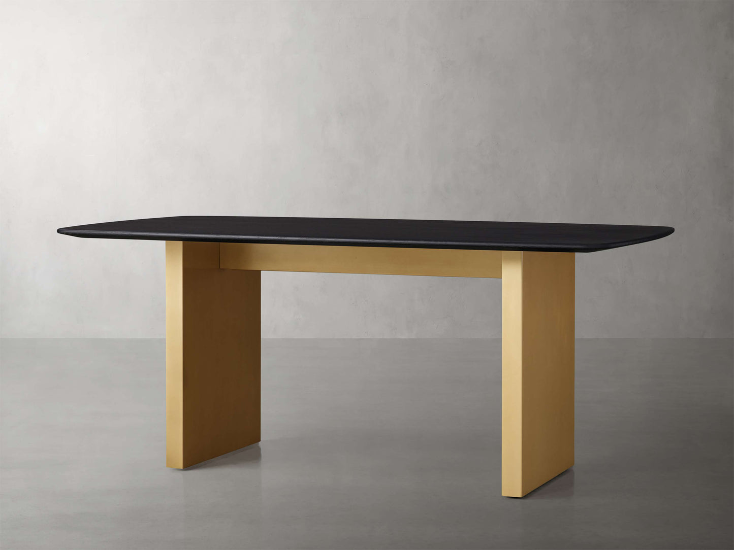 Saint Germain Wood Dining Table with Clement Base
