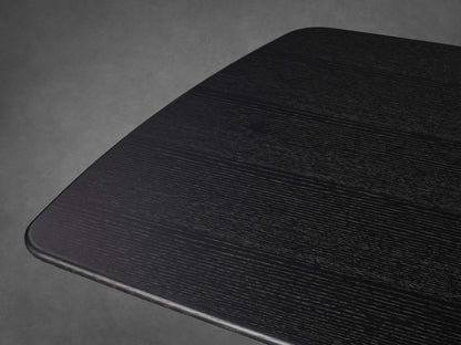 Saint Germain Wood Dining Table with Launette Base