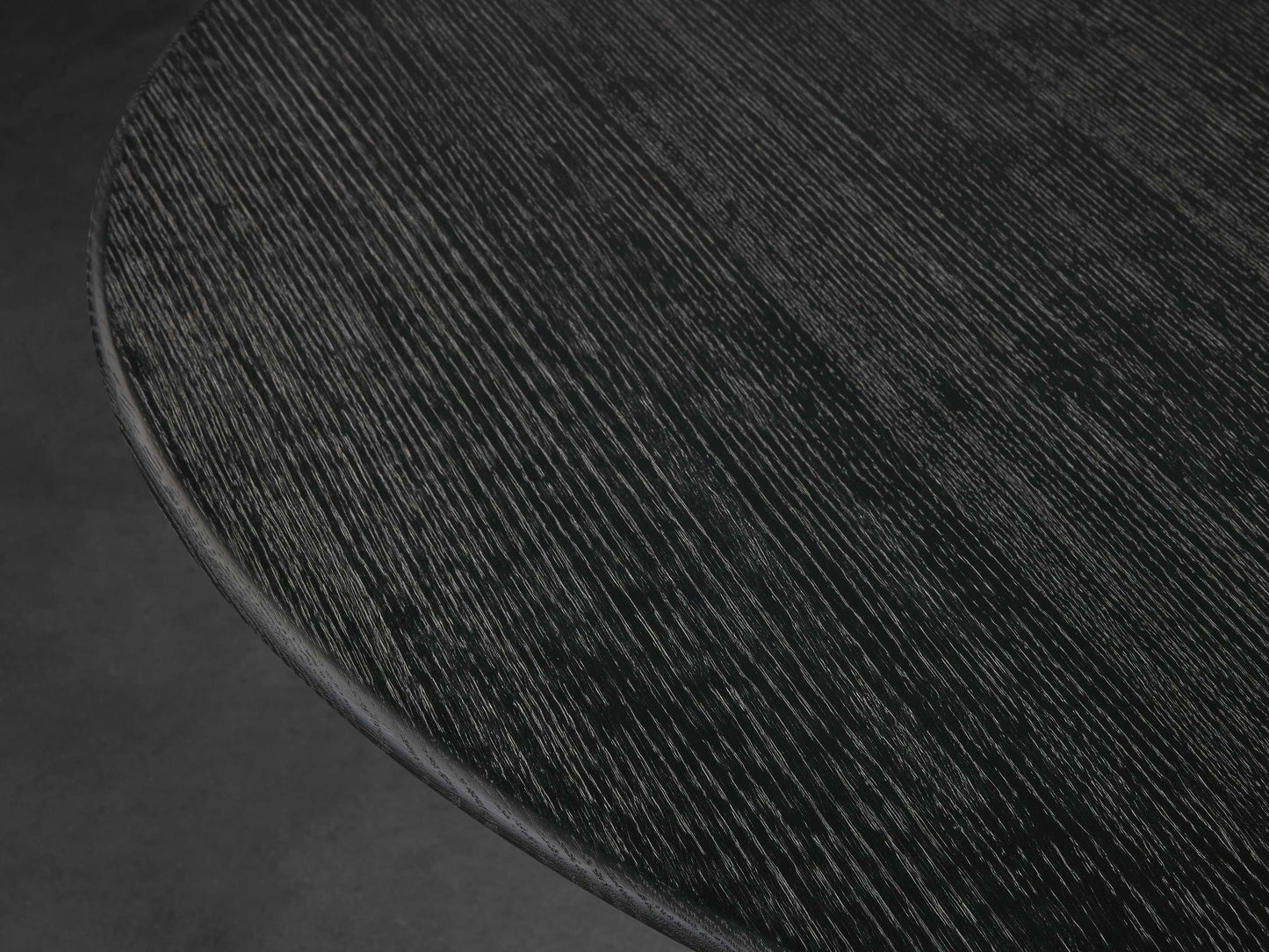 Saint Germain Round Wood Dining Table with Launette Base