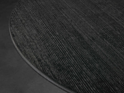 Saint Germain Round Wood Dining Table with Launette Base