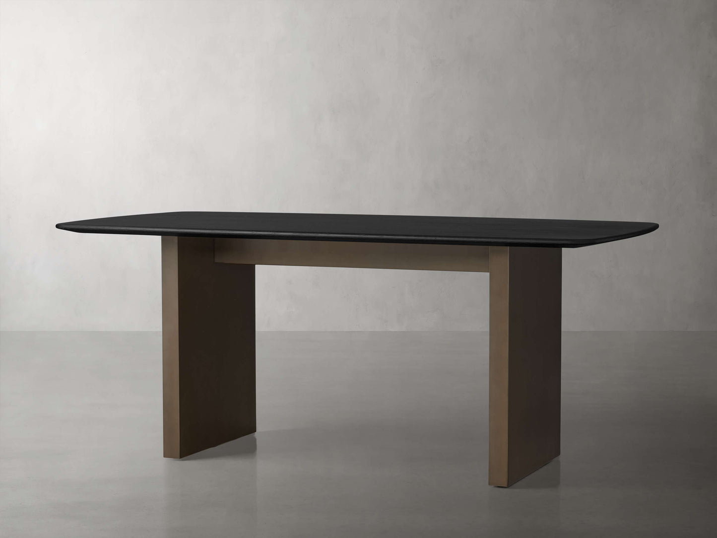 Saint Germain Wood Dining Table with Clement Base