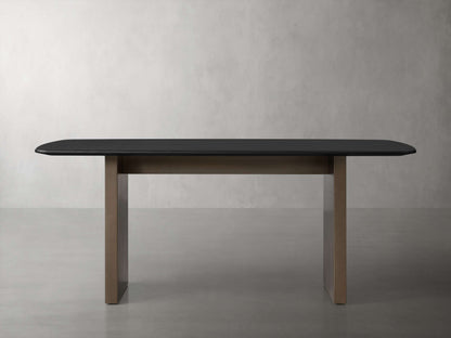 Saint Germain Wood Dining Table with Clement Base