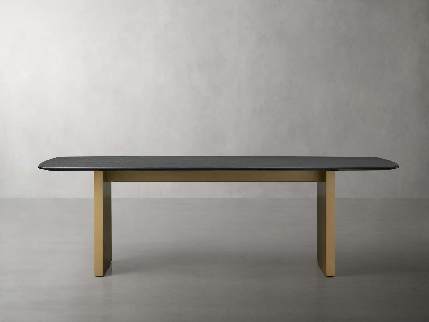 Saint Germain Wood Dining Table with Clement Base
